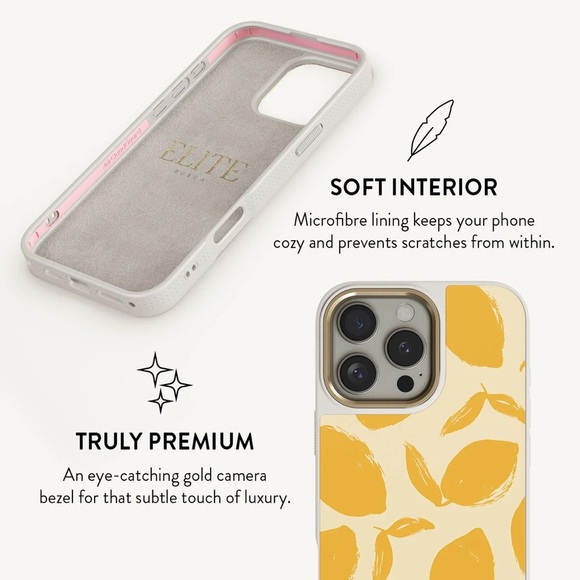 Burga Elite Lemon tart iPhone 16 pro max case - Picture 12 of 16